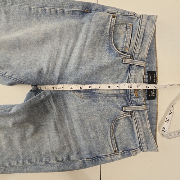 Veronica Beard Joey Straight Leg Jean in‎ Silverwood Size 27 Raw Hemline - Picture 5 of 11